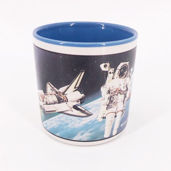 NASA National Aeronautics and Space Administration coffee mug 90s 1990s vintage - Picture 2 of 4
